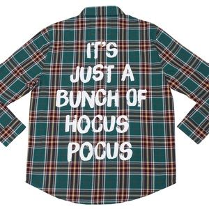 Cakeworthy Disney Hocus Pocus 2XL Flannel Shirt - Winifred